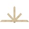 Ekena Millwork Kennewick Rough Sawn Timber Gable Bracket, Douglas Fir, 96"W x 52"H x 6"D x 6"F, 13/12 Pitch GBW096X52X0606KEN00RDF - alternate 1